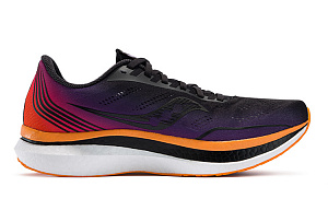 Saucony Cushioning Anti-Slip Wear-Resistant Breathability Low-Top Carbon Plate Running Shoes Men's Black Yellow Red 1 2699007