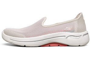 Skechers Go Walk Arch Fit Loafers Pink/White Women's