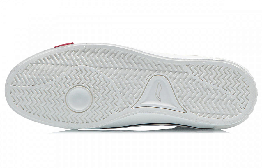LiNing Wave Canvas Hi High-Top Skateboard Shoes Men's White Gray