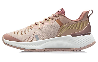 LiNing YueYing Essential Shock Absorbers Low Top Running Shoes Women's Peach Orange Pink