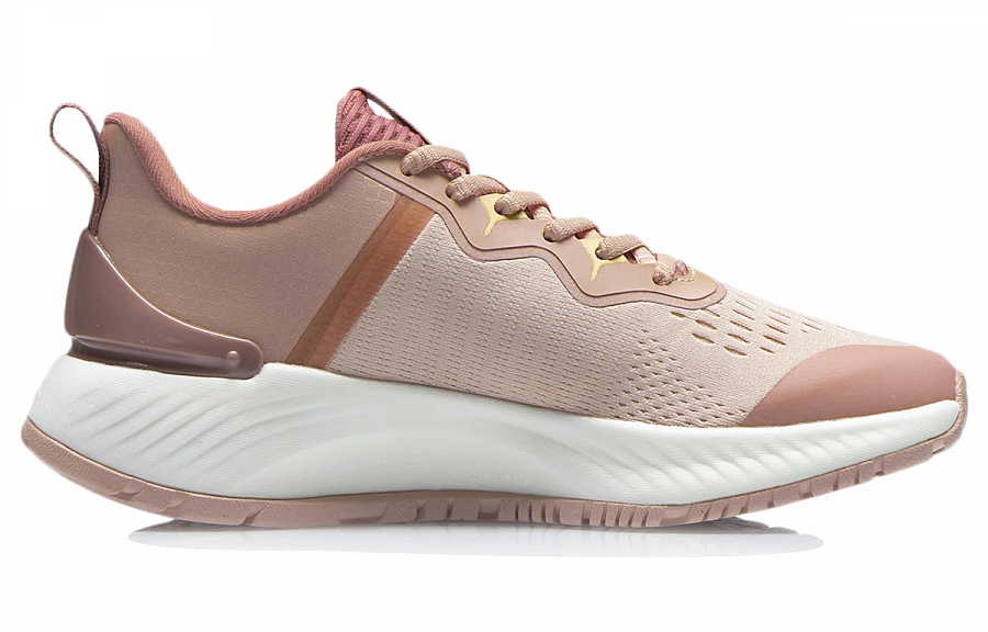 LiNing YueYing Essential Shock Absorbers Low Top Running Shoes Women's Peach Orange Pink