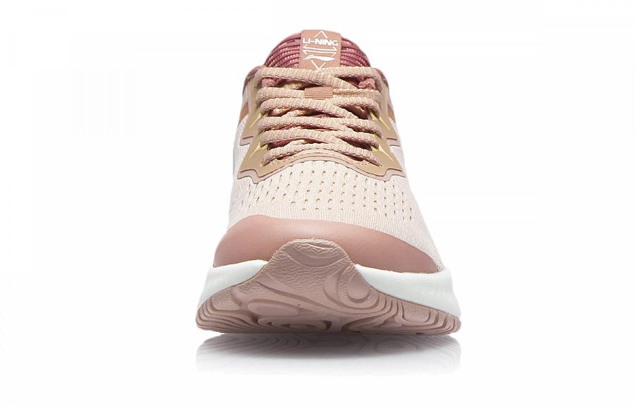 LiNing YueYing Essential Shock Absorbers Low Top Running Shoes Women's Peach Orange Pink