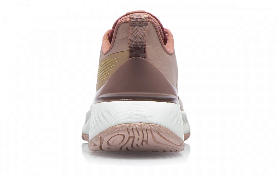 LiNing YueYing Essential Shock Absorbers Low Top Running Shoes Women's Peach Orange Pink