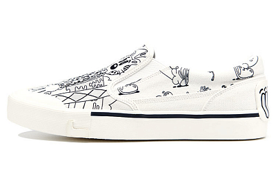 LINING Boogle X Steven Harrington Skate Shoes 'White Black' Women's