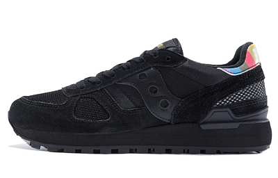 Saucony Shadow Original Running Shoes Women's Low-Top Black Orange