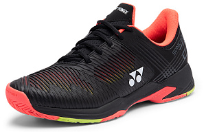 YONEX Wear-Resistant Tennis Shoes Unisex Black Yellow 1 2700978