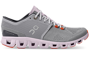 On Running Cloud X Alloy Grey Lily Pink Women's 1 2702931