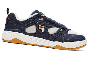 FILA FUSION Smash Low-Top Vintage Basketball Shoes Men's Blue White 1 2703006