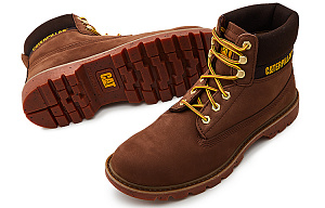CAT Colorado Series E Wear-Resistant Short Outdoor Boots Unisex Dark Brown 1 2703229