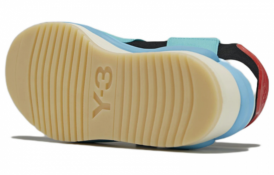 Y 3 Hokori Sandal Black Mint Cyan