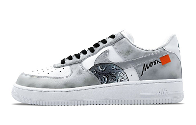 Nike Air Force 1 LE Anti-Slip And Wear-Resistant Lightweight Low-Top Skateboard Shoes GS Black White Gray