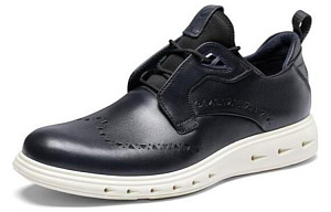 Ecco Casual Leather Shoes Men's Low top Blue 1 2705391