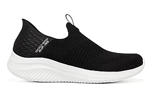 Skechers Ultra Flex 3.0 Hands Free Slip Ins 3.0 Cozy Streak Low Top Casual Shoes Women's Black White 1 2705725