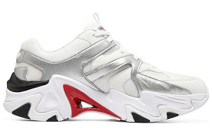 Skechers Stamina V3 Mecha Shoes 3 Low Top Chunky Sneakers Men's White Red 1 2707318