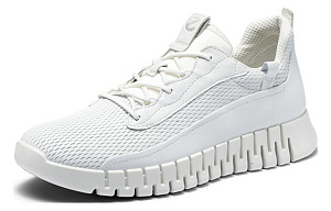Ecco Smart Series Low-Top Sports Casual Shoes Men's White 1 2707780