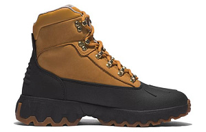 Timberland TBL® Edge Cushioned Slip Resistant Abrasion Resistant High Top Outdoor Shoes Black Yellow 1 2707814