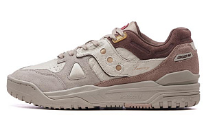 Saucony Cross 90 Anti Slip Wear Resistant Low Top Skateboard Shoes Unisex Coffee Envelope Set 1 2707842