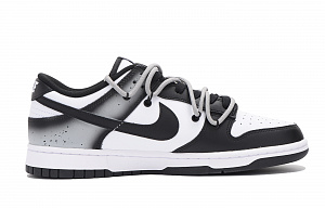 Nike Dunk Low Retro Low-Top Skateboard Shoes Men's Black White Gray 1 2709293