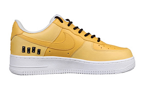 Nike Air Force 1 Low Low-Top Skateboard Shoes Men's Yellow Dark Gray 1 2709330