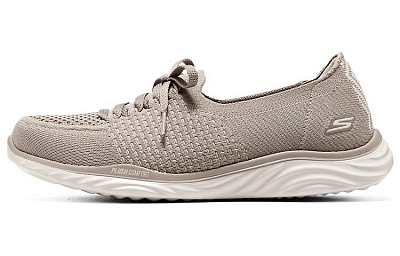 Skechers ON THE GO Ideal Anti-Slip Wear-Resistant Breathable Lightweight Cushioning Low-Top Casual Shoes Women's Taupe