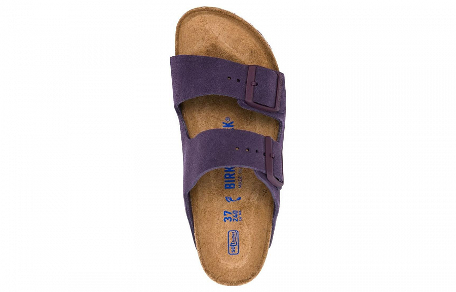 Birkenstock Arizona Soft Footbed Suede Leather Narrow Fit Sandals 'Wine' Women's купить в интернет-магазине Yoocart с быстрой доставкой по России.