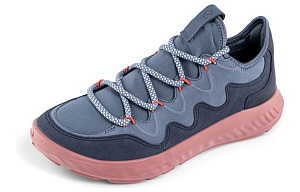 Ecco Shock Absorbers Slip Resistant Low Top Sports Casual Shoes Women's Blue 1 2711299