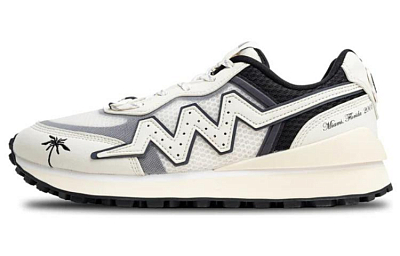 LiNing Wade 001 Anti Slip Wear Resistant Low Top Casual Shoes Men's Beige Black