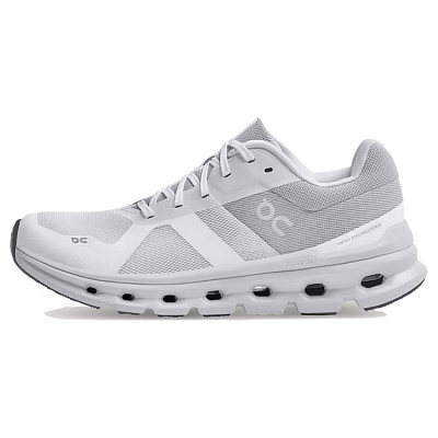On Women's Cloudrunner Wide 'White Frost'
