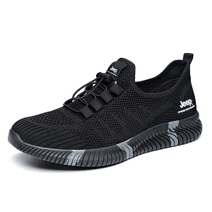 Jeep Breathable Low-Top Casual Shoes Men's Black 1 2711964