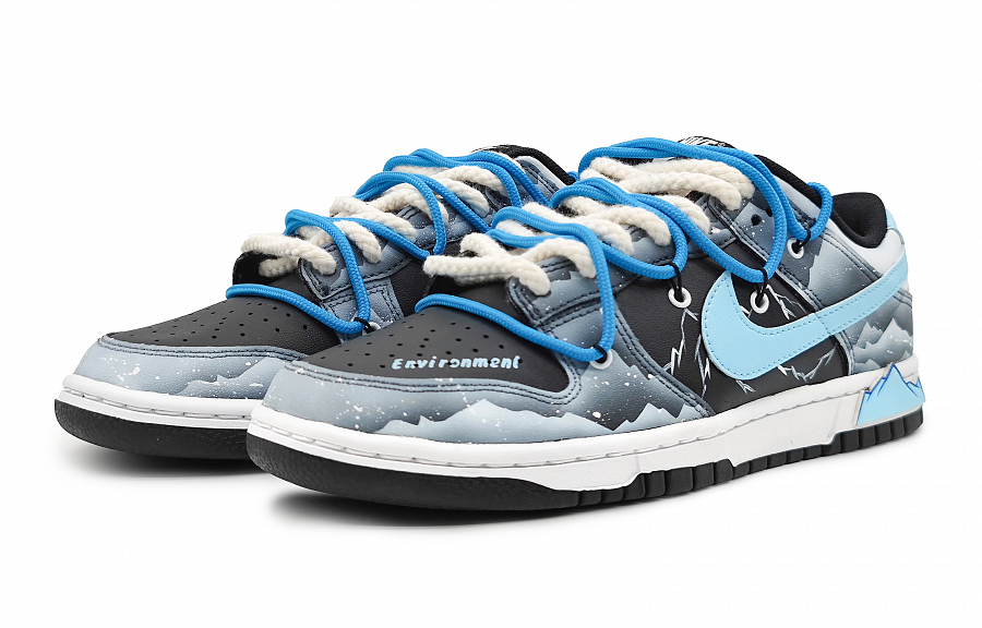 Nike Dunk Skateboard Shoes Women's Low-Top Black/White купить в интернет-магазине Yoocart с быстрой доставкой по России.