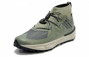 Columbia FACET75 Slip-Resistant Water-Resistant Mid-Top Outdoor Shoes Men's Emerald Green 1 2713783