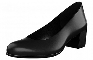 Ecco Chunky Heel High Heels Women's Black 1 2713911