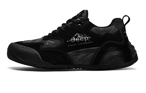 Jeep Low Top Outdoor Shoes Men's Black