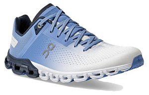 On Cloudflow Cushioned Slip-Resistant Low-Top Running Shoes Women's Blue White 1 2714127