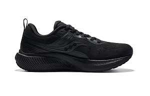 Saucony Runshield Cushioning Low-Top Casual Running Shoes Unisex Black 1 2714876