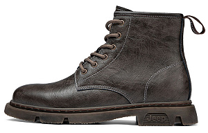 Jeep Short Martin Boot Men's Dark Brown