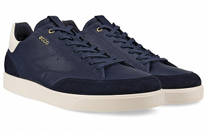 Ecco Anti Slip Wear Resistant Low Top Skateboard Shoes Men's Blue 1 2715145
