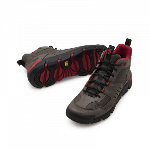CAT Crail Sport Slip Resistant, Abrasion Resistant, Breathable Low Top Casual Shoes Men's Gray 1 2715154
