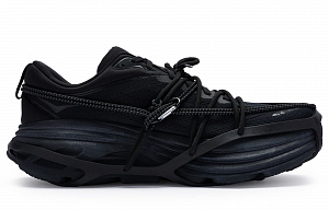 HOKA ONE ONE Bondi 8 Slip-Resistant Low-Top Casual Running Shoes Men's Black 1 2715708