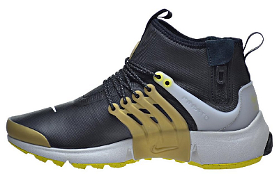 Nike Air Presto Mid Utility Black Yellow Streak