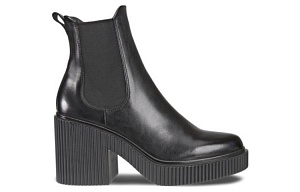 Ecco Short Chelsea Boots 7.5cm Women's Black 1 2716536