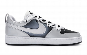 Nike Court Borough Series Low-Top Skateboard Shoes GS Silver Black 1 2716808