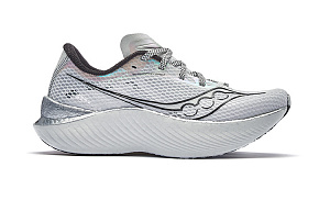 Saucony Endorphin Pro 3 Shock Absorbers Low Top Carbon Plate Running Shoes Women's White Black 1 2717622