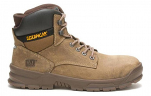 CAT Abrasion Resistant Cushioning Slip Resistant Crew Outdoor Boots Men's Umber 1 2717627