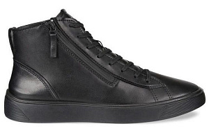 Ecco High-Top Skateboard Shoes Men's Black 1 2717687