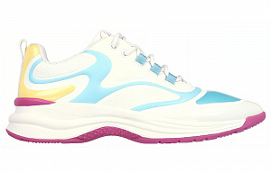 Skechers Ashley Park X Abrasion Resistant Breathable Low Top Casual Shoes Women's White Blue 1 2717733