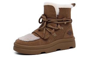 Dickies Short Snow Boots Women's Yellow Brown 1 2717759