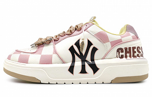 MLB Chunky Liner Slip Resistant Cushioning Wear Resistant Height Increasing Low Top Skateboard Shoes Unisex Pink 1 2717922