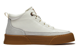 Jeep Mid-Top Skateboard Shoes Men's White 1 2718020