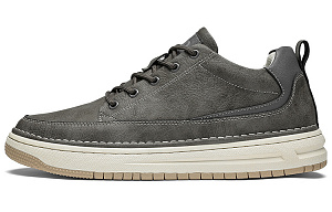 Jeep Low Top Skateboard Shoes Men's Gray